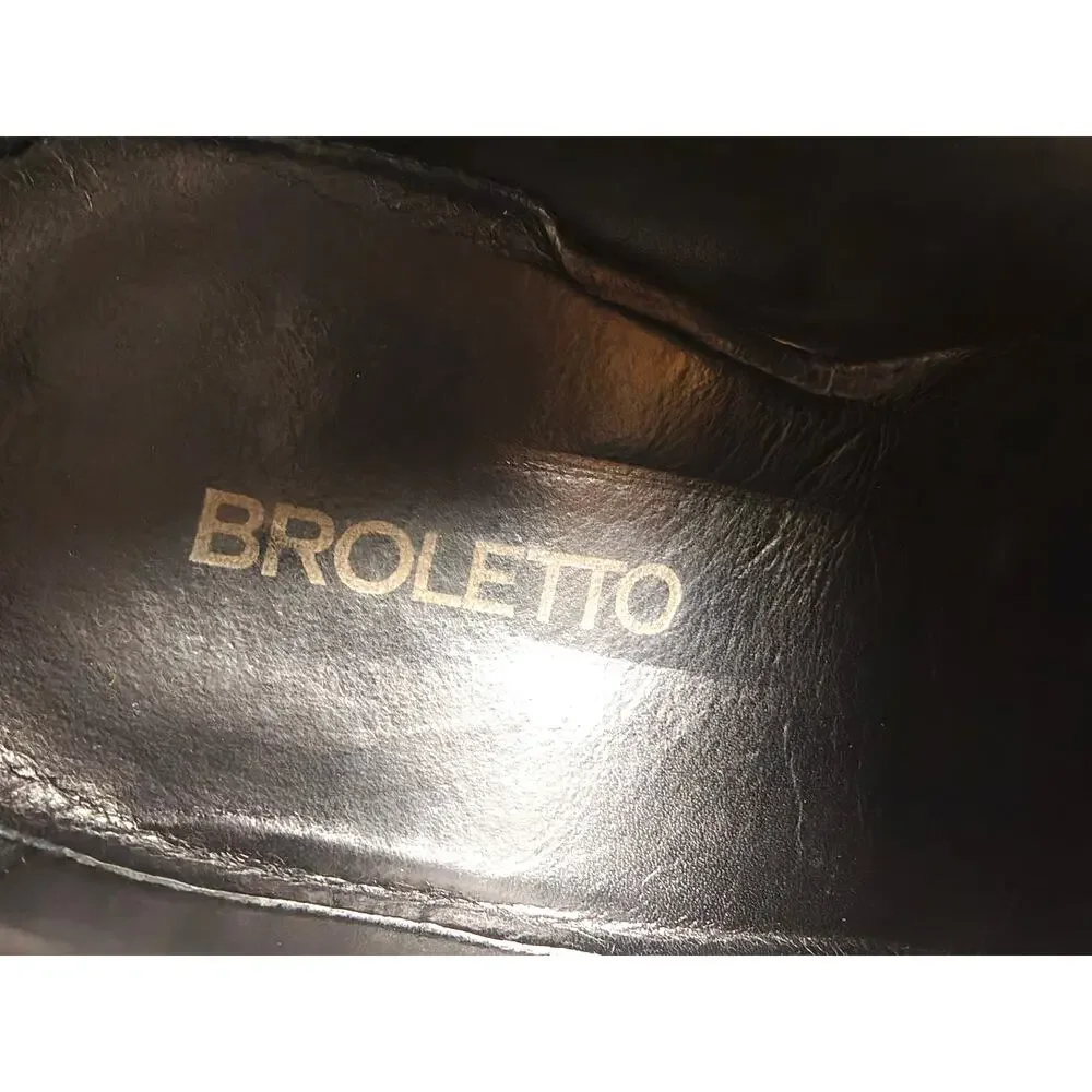 Men's Broletto Cap Toe Oxford Burgundy Size 13M
